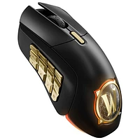 Souris de jeu Bluetooth de 18 000 ppp Aerox 9 avec suivi de l'inclinaison PixArt de SteelSeries - Noir