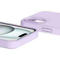 Avana Velvet Fitted Hard Shell Case with Magsafe for iPhone 16 - Lavender