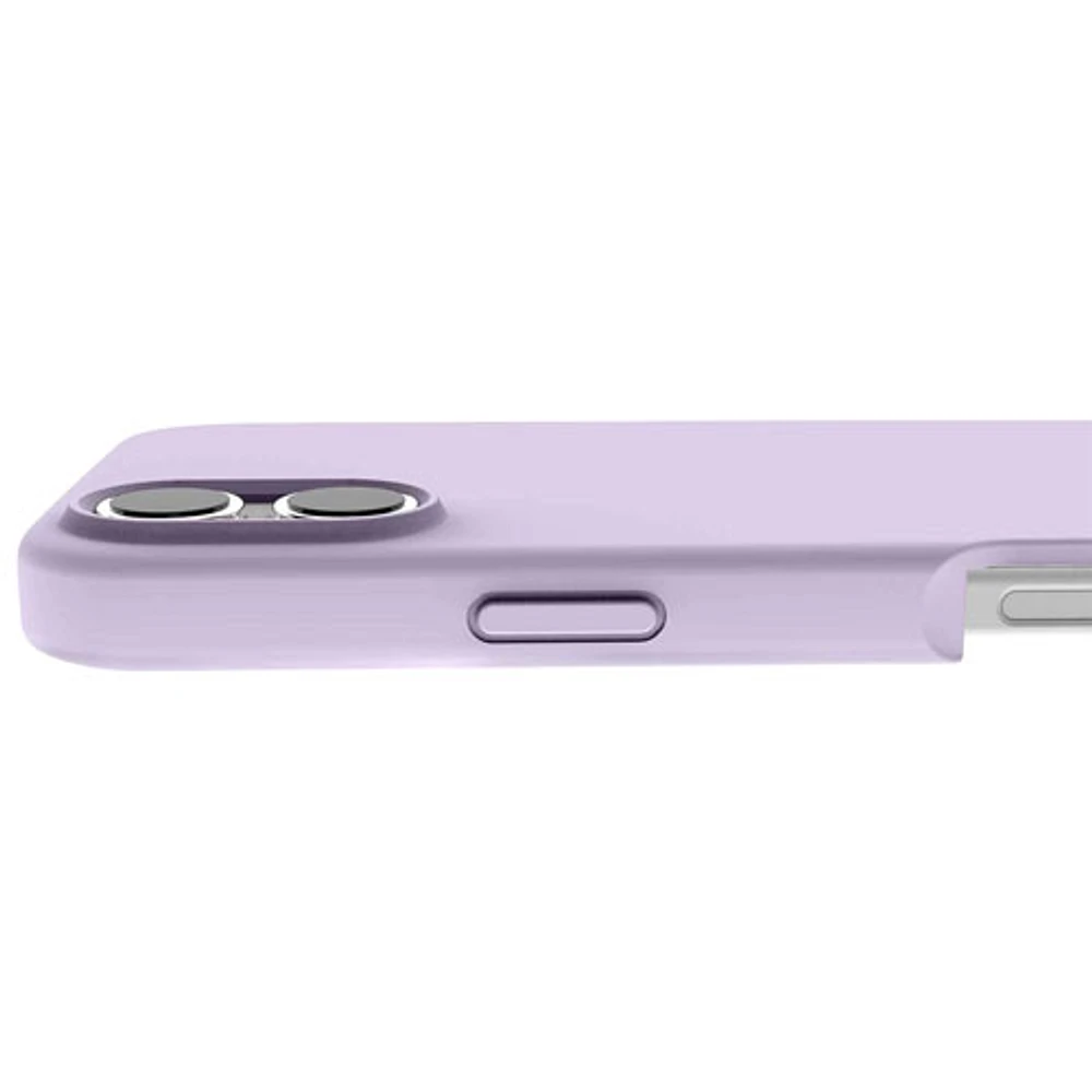 Avana Velvet Fitted Hard Shell Case with Magsafe for iPhone 16 - Lavender