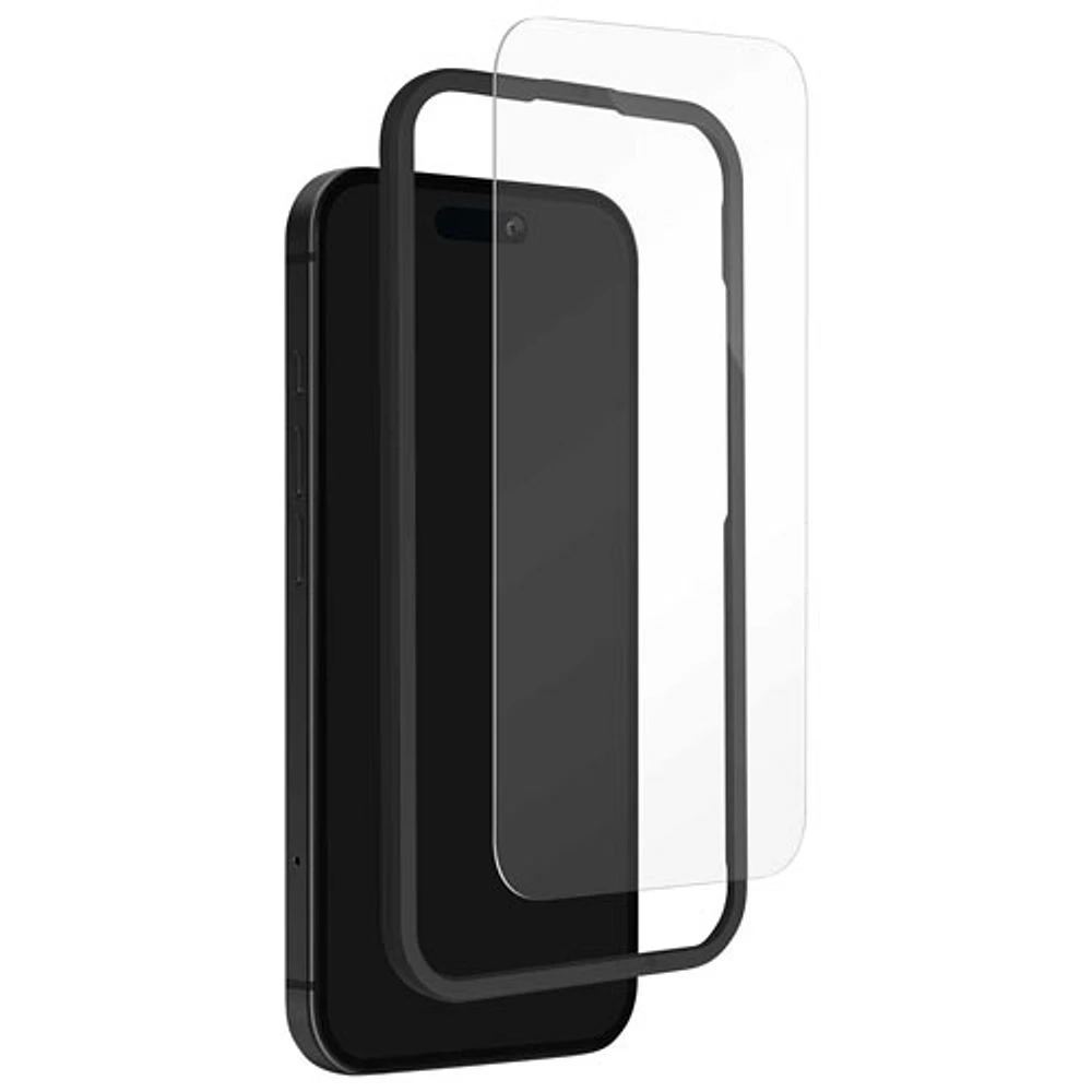 Protecteur d'écran en verre trempé de Blu Element avec trousse d'installation pour iPhone 16 Pro Max