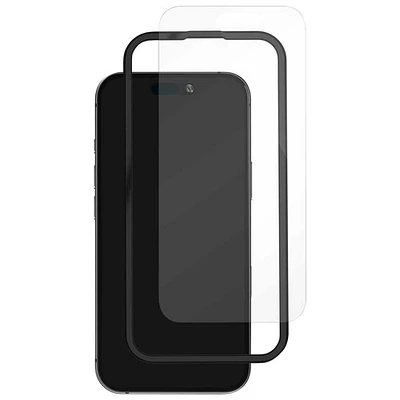 Protecteur d'écran en verre trempé de Blu Element avec trousse d'installation pour iPhone 16 Plus