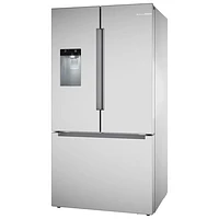 Bosch 36" 26 Cu. Ft. French Door Refrigerator with Water & Ice Dispenser (B36FD10ENS) - Stainless Steel