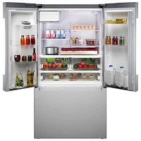 Bosch 36" 26 Cu. Ft. French Door Refrigerator with Water & Ice Dispenser (B36FD10ENS) - Stainless Steel