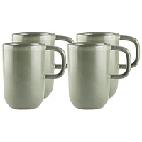 Mesa Ceramics Uno Stoneware Mug - Olive - Set of 4