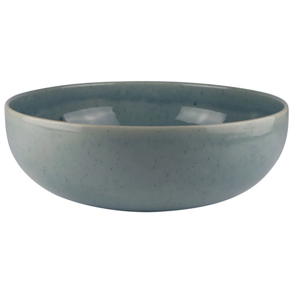 Mesa Ceramics Uno Stoneware Salad Bowl - Speckle Blue