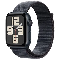 Apple Watch SE (GPS) 44mm Midnight Aluminum Case with Ink Sport Loop