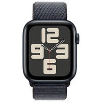 Apple Watch SE (GPS) 44mm Midnight Aluminum Case with Ink Sport Loop