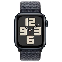 Apple Watch SE (GPS) 40mm Midnight Aluminum Case with Ink Sport Loop