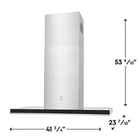 Electrolux 42" Island Mount Range Hood (ECVI4262AS) - Stainless Steel