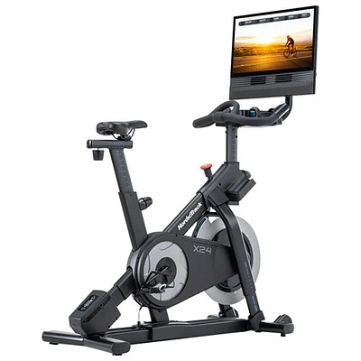 Cardiovélo X24 de NordicTrack avec écran tactile pivotant de 24 po