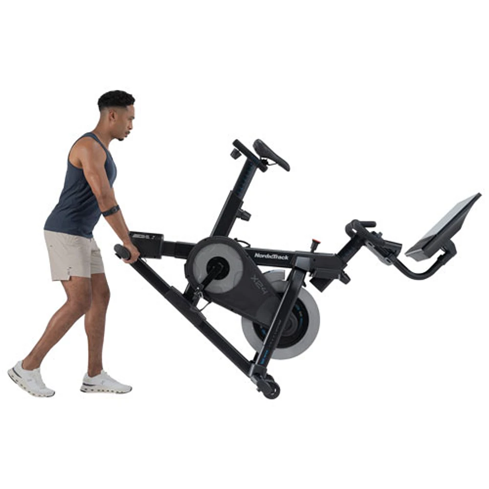 Cardiovélo X24 de NordicTrack avec écran tactile pivotant de 24 po