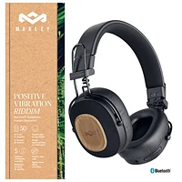 House Of Marley Positive Vibration Riddim On-Ear Sound Isolating Bluetooth Headphones