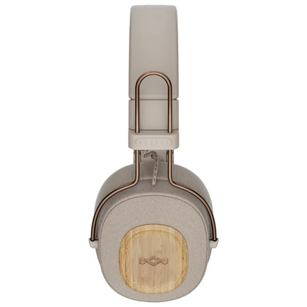 House Of Marley Positive Vibration Riddim On-Ear Sound Isolating Bluetooth Headphones - Cream