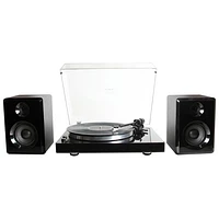 Memorex MX-TT120 Belt Drive Bluetooth Turntable & Stereo Shelf Speakers - Pair - Only at Best Buy