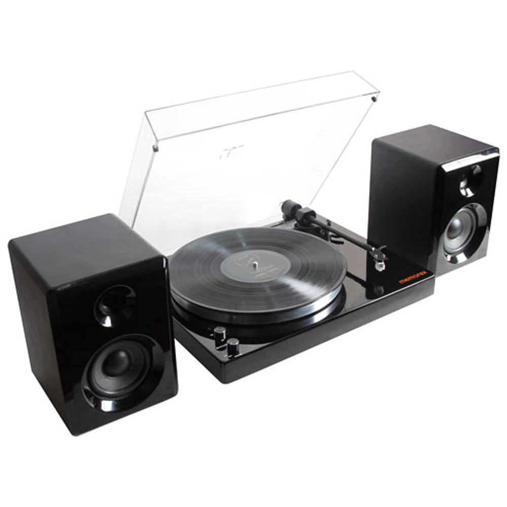 Memorex MX-TT120 Belt Drive Bluetooth Turntable & Stereo Shelf Speakers - Pair - Only at Best Buy