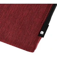 Housse Facet d'Incase en tissu croisé recyclé pour MacBook de 16 po - Rouge