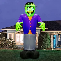 Occasions - Décoration d'Halloween de 6,1 m (20 pi) Monstre Frankenstein debout gonflable