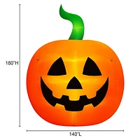 Occasions Halloween 4.57m (15ft.) Inflatable Pumpkin