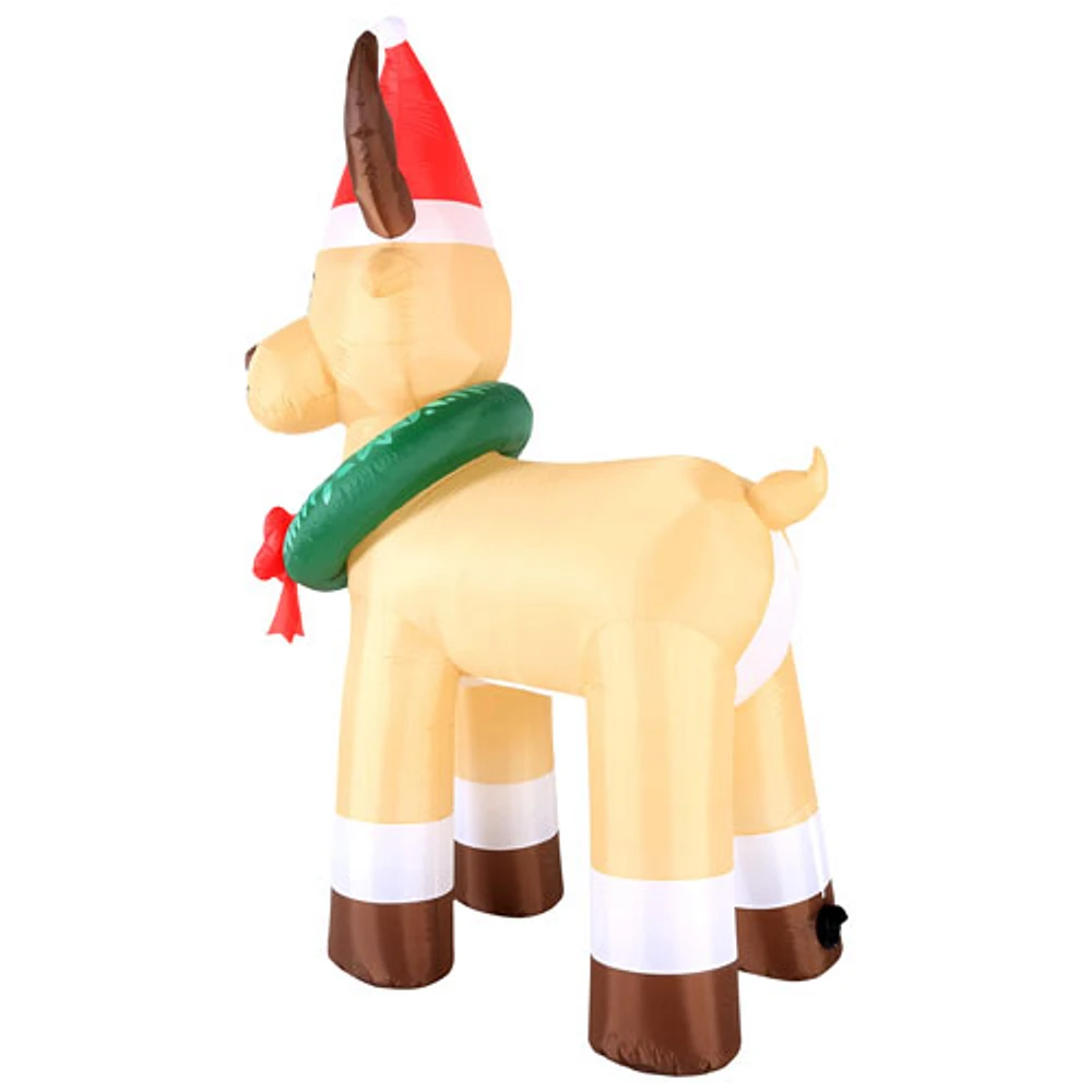 Occasions Christmas 2.44m (8ft.) Inflatable Reindeer with Wreath