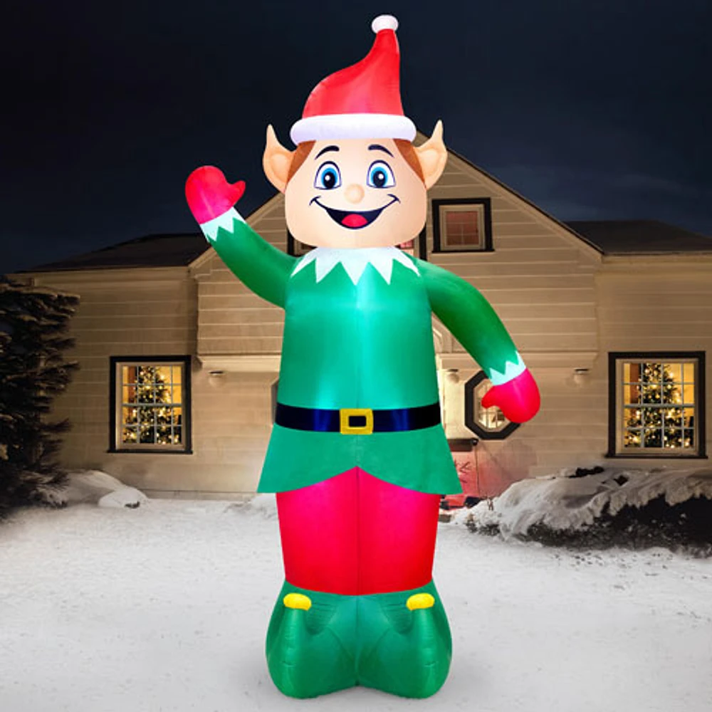 Occasions Christmas 6.1m (20ft.) Inflatable Colossal Wav ing Elf