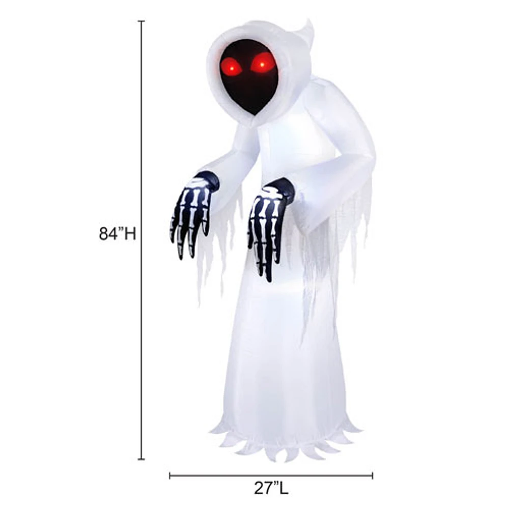 Occasions Halloween 2.13m (7ft.) Inflatable Faceless Reaper