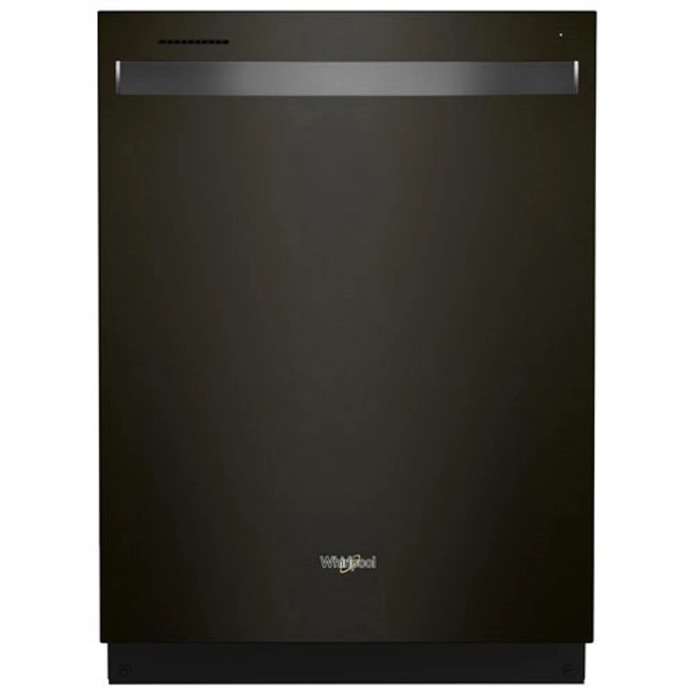 Open Box - Whirlpool 24" 47dB Built-In Dishwasher with Third Rack - Black Stainless - Perfect Condition