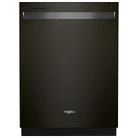 Open Box - Whirlpool 24" 47dB Built-In Dishwasher with Third Rack - Black Stainless - Perfect Condition