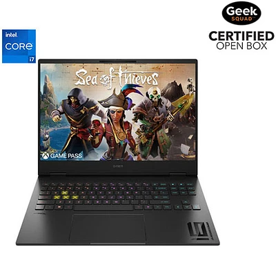 Boîte ouverte - Portable de jeu de 16 po OMEN de HP (Core i7 14700HX d'Intel/SSD 1 To/RAM 32 Go/RTX 4070) avec casque de jeu