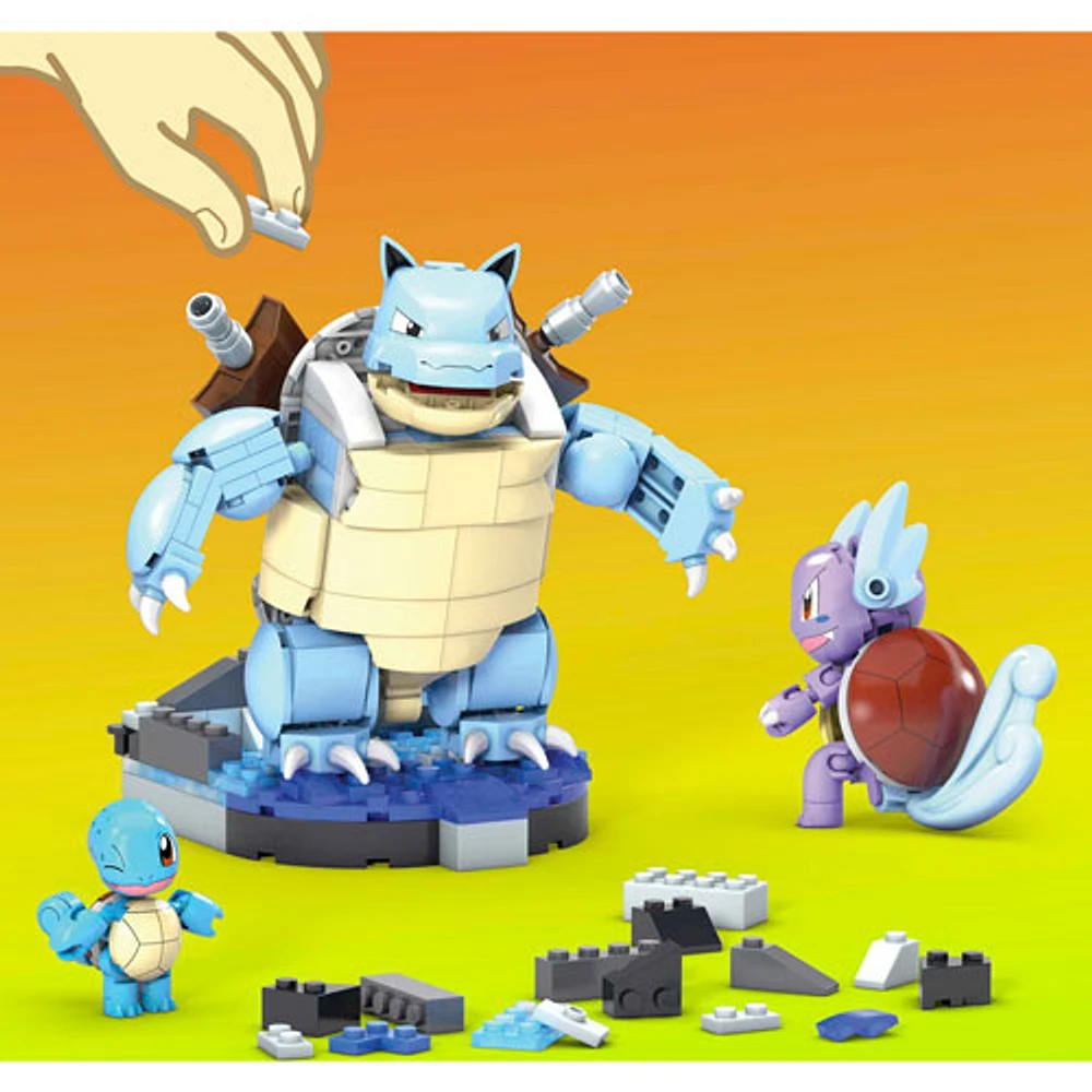 Coffret de collection MEGA Pokémon de Mattel : Ensemble évolutions de Carapuce - 379 pièces