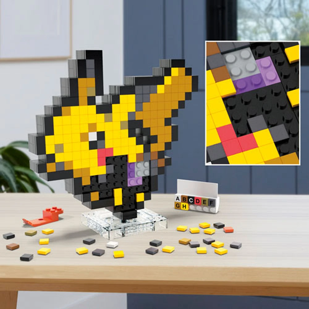 Coffret de collection MEGA Pokémon de Mattel : Pikachu en art pixélisé - 400 pièces