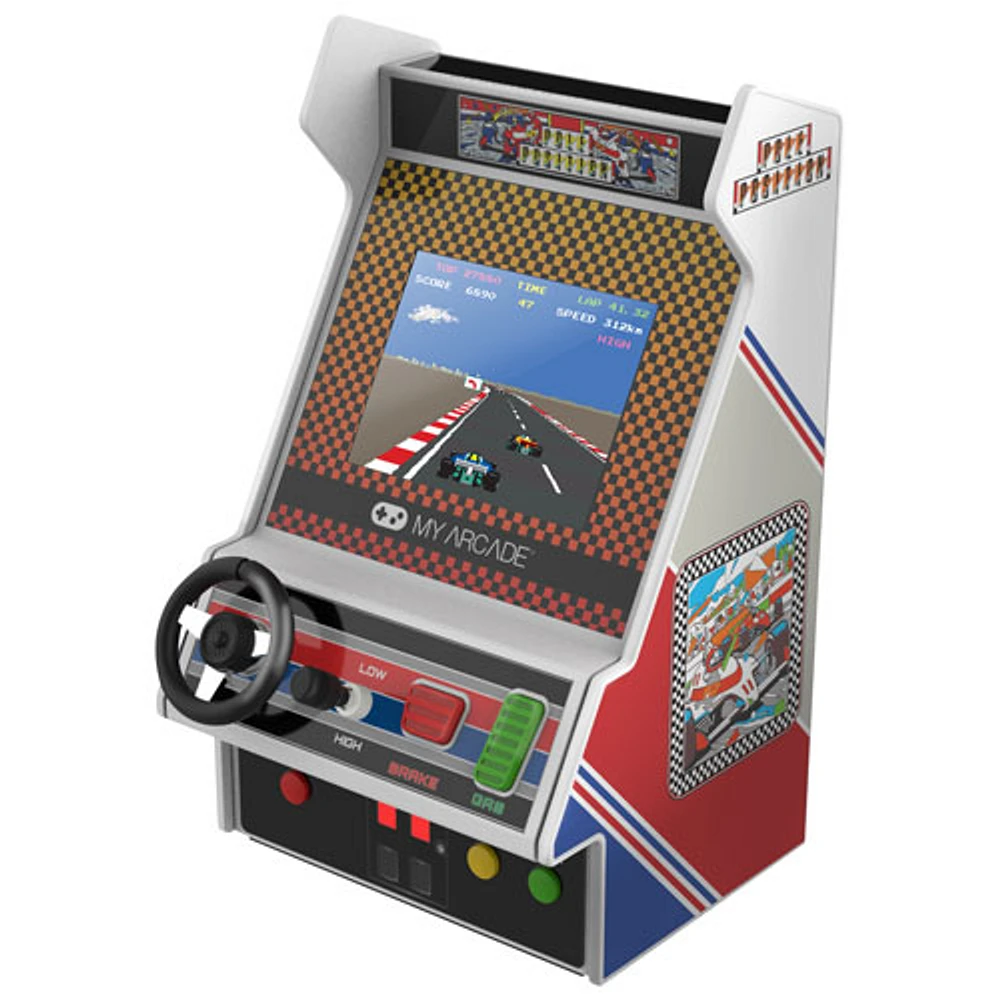 Borne d'arcade de course miniature Pole Position de dreamGEAR