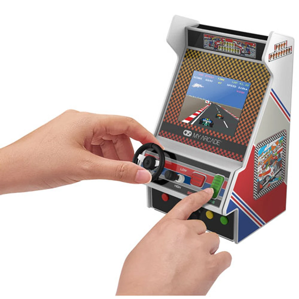 Borne d'arcade de course miniature Pole Position de dreamGEAR