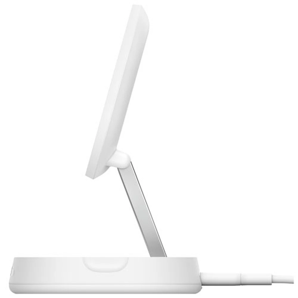 Belkin BoostCharge Pro 15W Qi2 Wireless Charging Stand - White