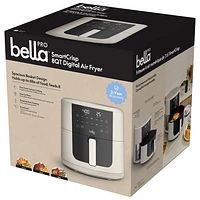 Friteuse à air chaud numérique Pro SmartCrisp de Bella avec céramique EverGood - 7,6 l (8 pte) - Lait d'avoine - Exclusivité de Best Buy
