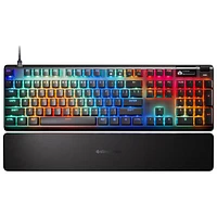 Clavier de jeu ergonomique mécanique rétroéclairé Apex Pro Gen 3 avec commutateurs Ominpoint 3.0 de SteelSeries