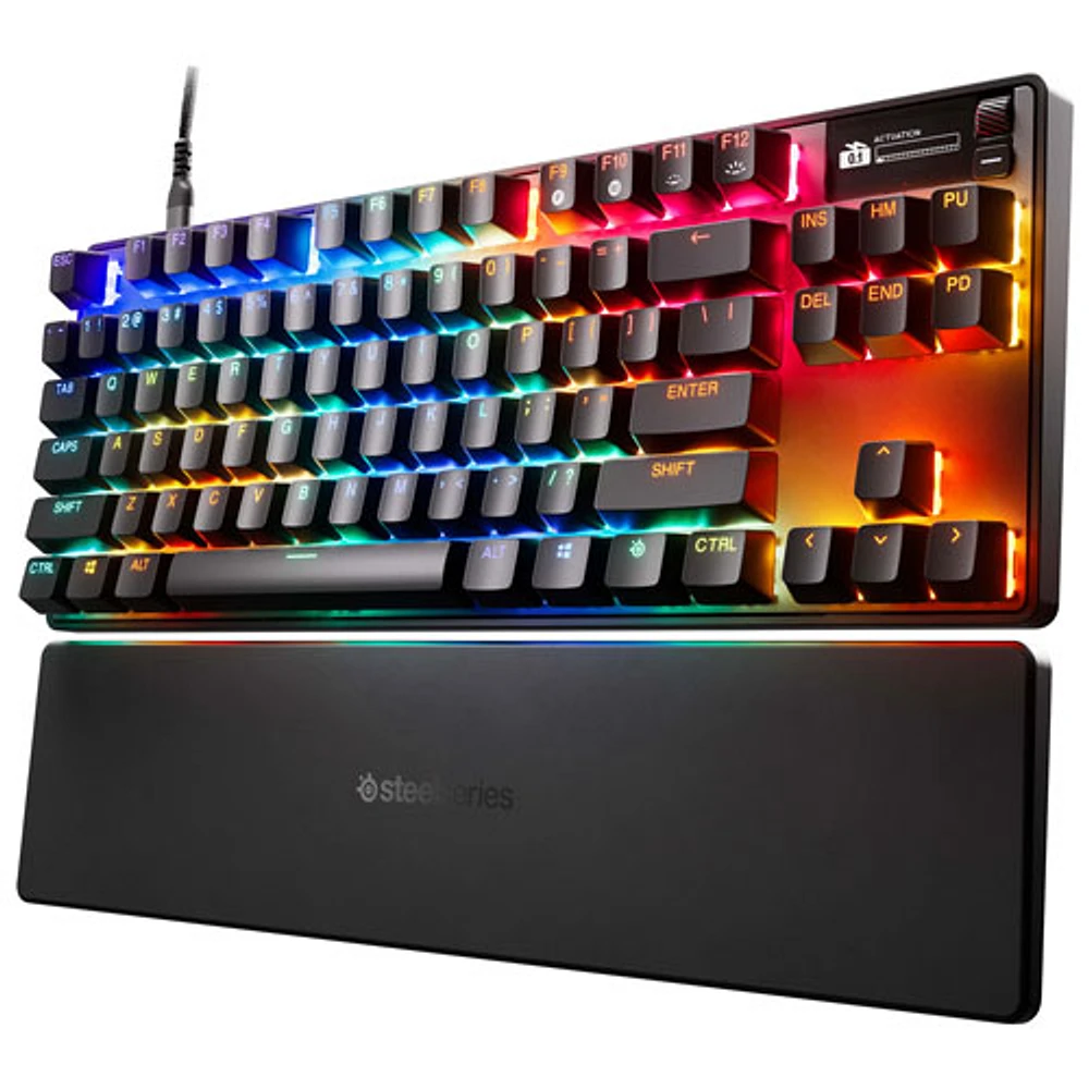 SteelSeries Apex Pro Gen 3 TKL Backlit Mechanical Ominpoint 3.0 Ergonomic Gaming Keyboard