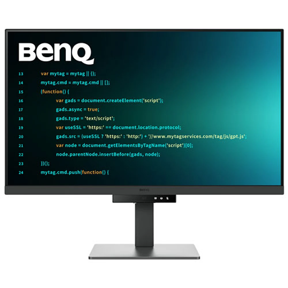 Moniteur ACL IPS Ultra HD 4K 60 Hz de 31,5 po de BenQ avec temps de réponse de 5 ms gris à gris (RD320U) - Gris métallique