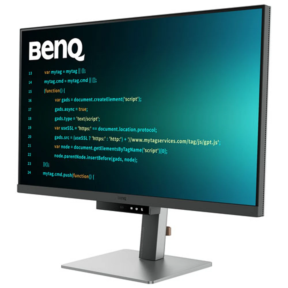 Moniteur ACL IPS Ultra HD 4K 60 Hz de 31,5 po de BenQ avec temps de réponse de 5 ms gris à gris (RD320U) - Gris métallique