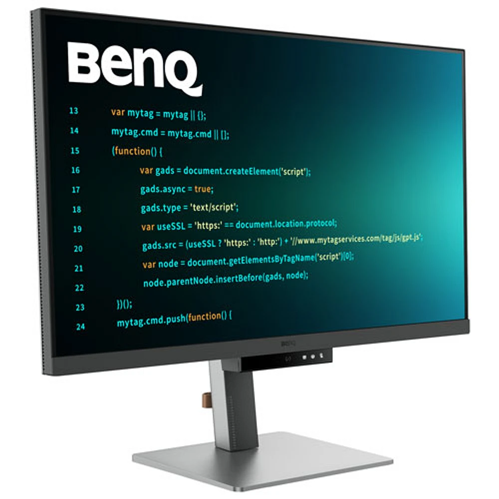 Moniteur ACL IPS Ultra HD 4K 60 Hz de 31,5 po de BenQ avec temps de réponse de 5 ms gris à gris (RD320U) - Gris métallique