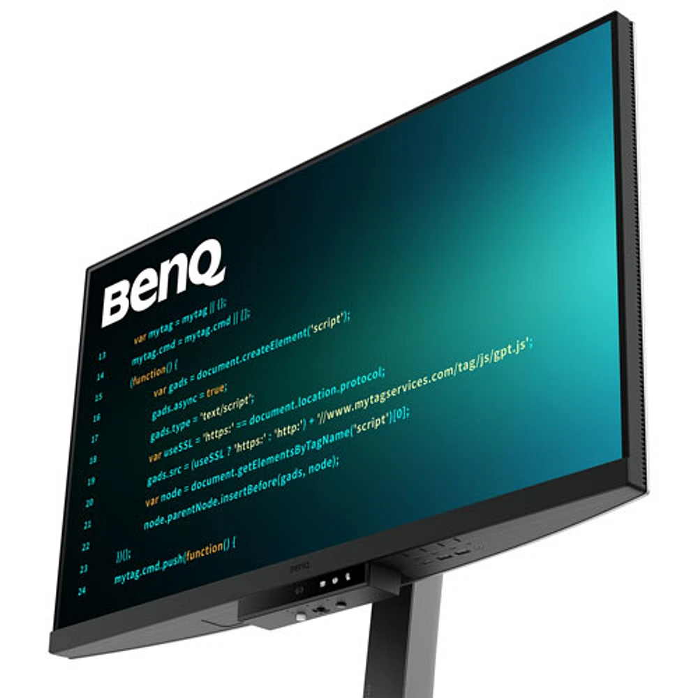 Moniteur ACL IPS Ultra HD 4K 60 Hz de 31,5 po de BenQ avec temps de réponse de 5 ms gris à gris (RD320U) - Gris métallique