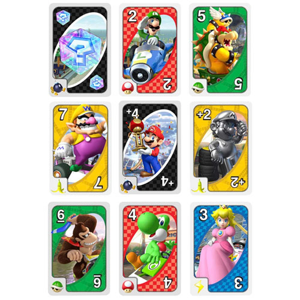 Mattel UNO Mario Kart Card Game