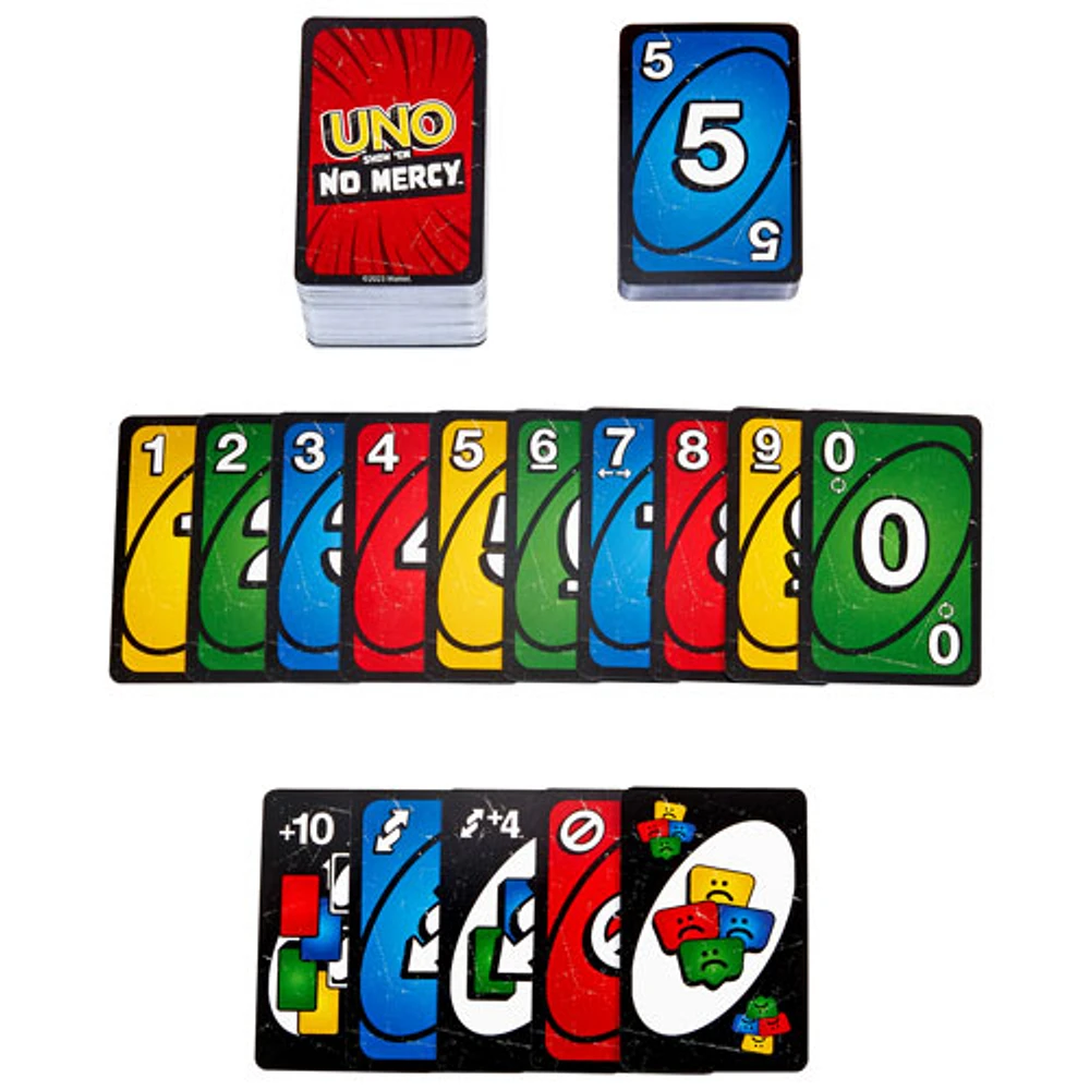 Mattel UNO Show 'Em No Mercy Card Game