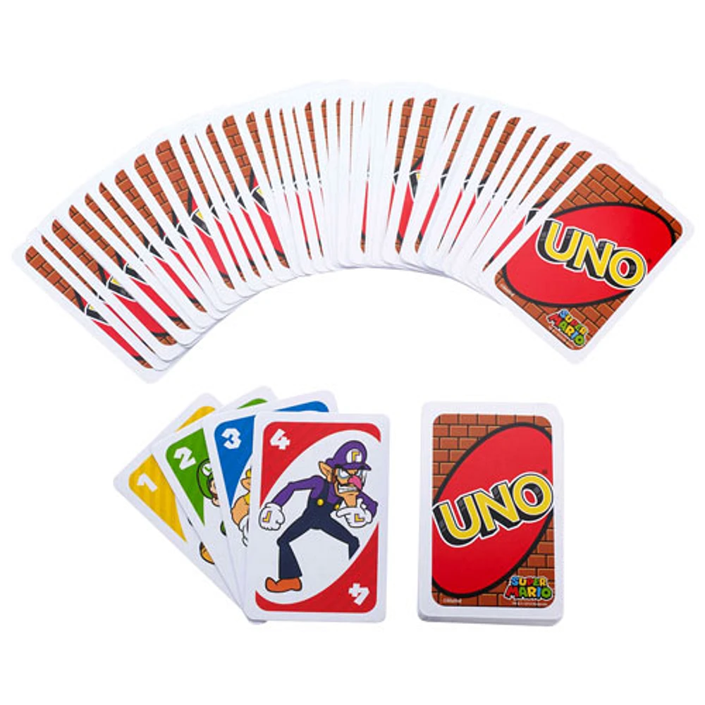 Jeu de cartes UNO Super Mario de Mattel