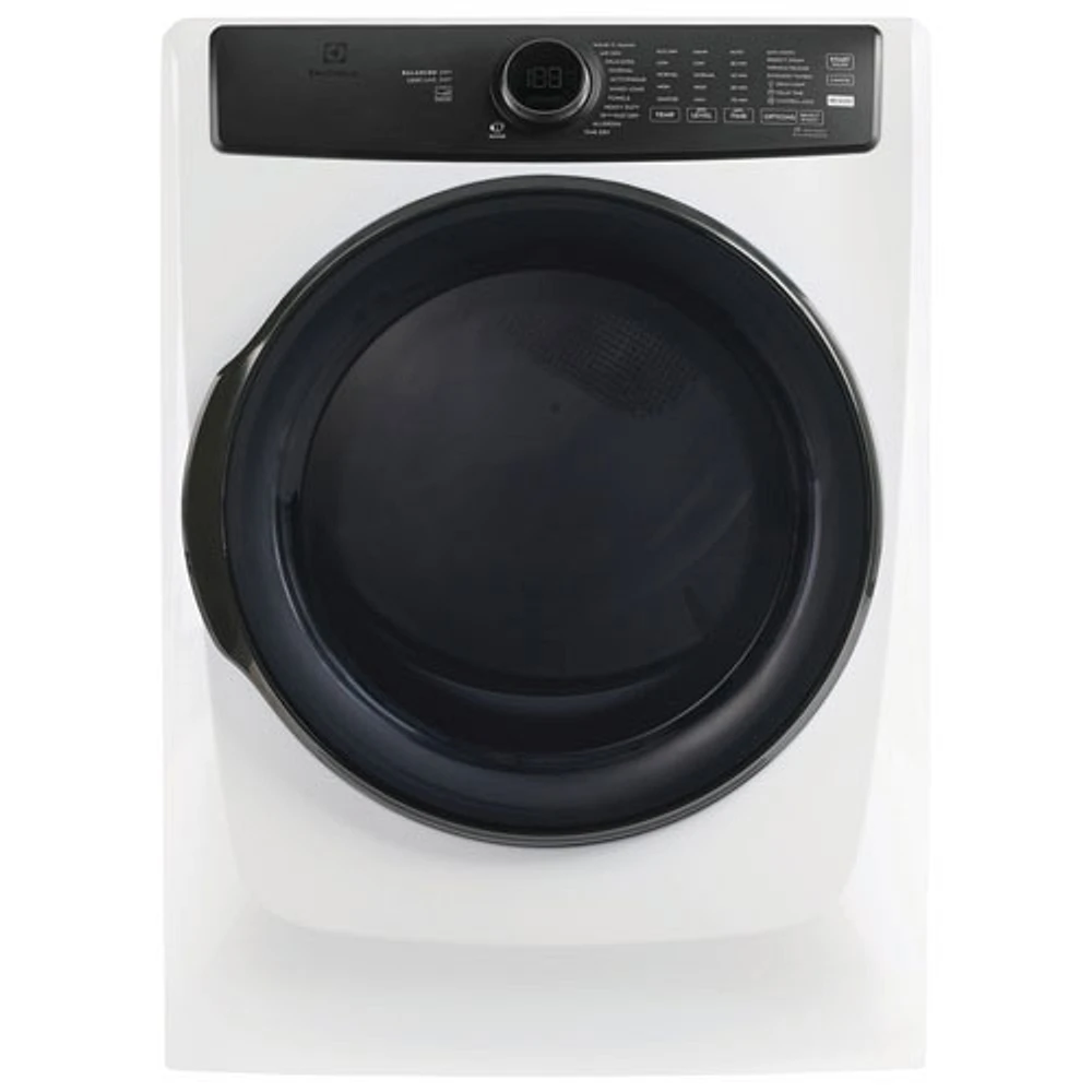 Electrolux 8.0 Cu. Ft. Gas Steam Dryer (ELFG7738AW) - White