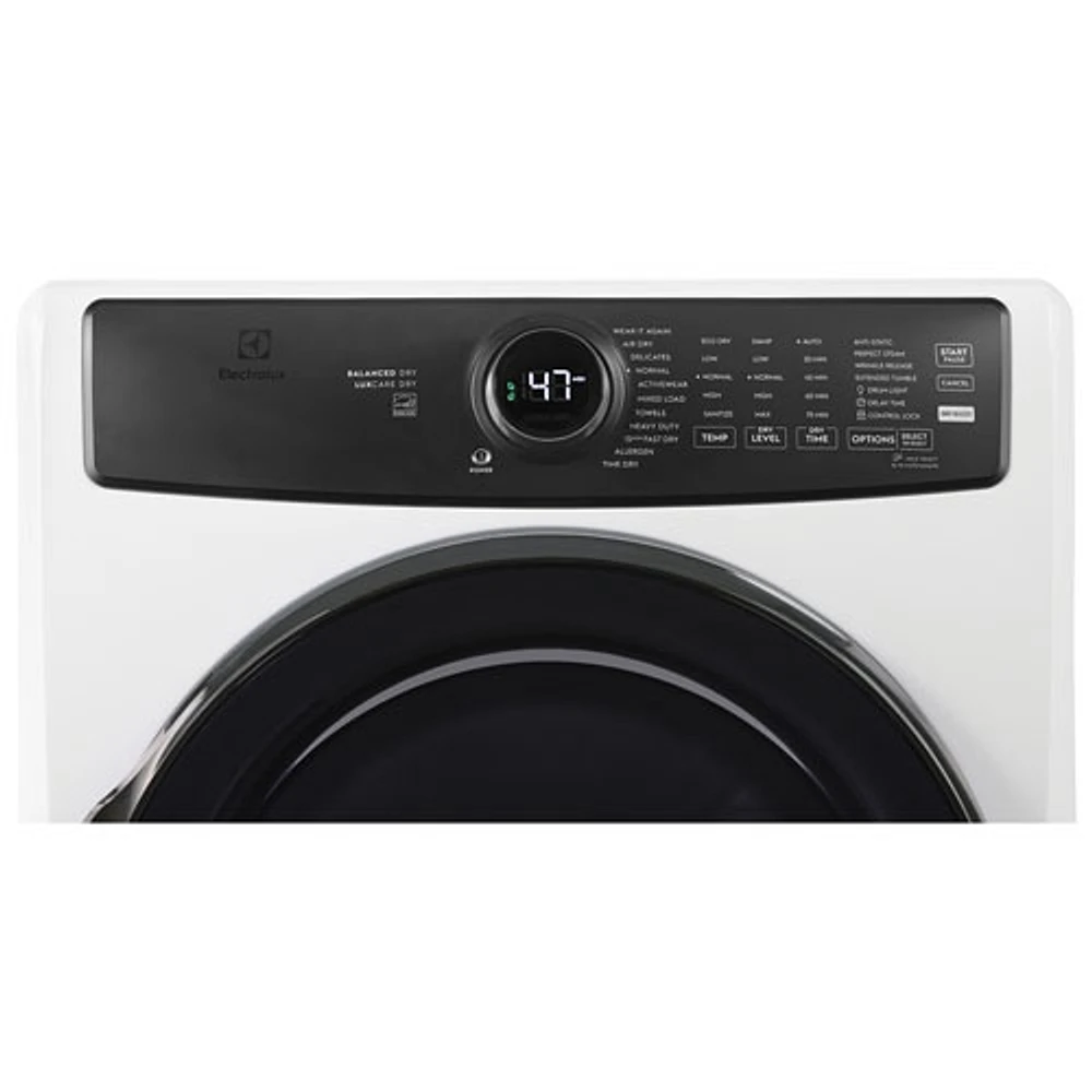 Laveuse à vapeur à chargement frontal HE de 5,2 pi³ d'Electrolux (ELFW7738AW) - Blanc