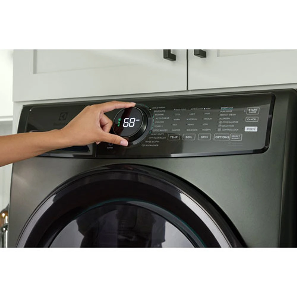 Electrolux 5.2 Cu. Ft. High Efficiency Front Load Steam Washer (ELFW7738AA) - Alpine Green