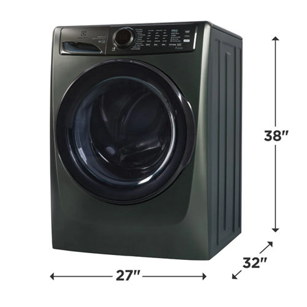 Electrolux 5.2 Cu. Ft. High Efficiency Front Load Steam Washer (ELFW7738AA) - Alpine Green