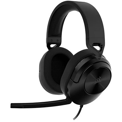 Casque de jeu HS55 SURROUND v2 avec microphone de Corsair - Carbone