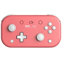 8BitDo Lite 2 Bluetooth Controller for Switch/Android - Pink