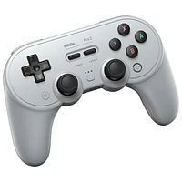 8BitDo Pro 2 Bluetooth Controller for Windows/iOS/Android/Steam Deck/Switch - Grey